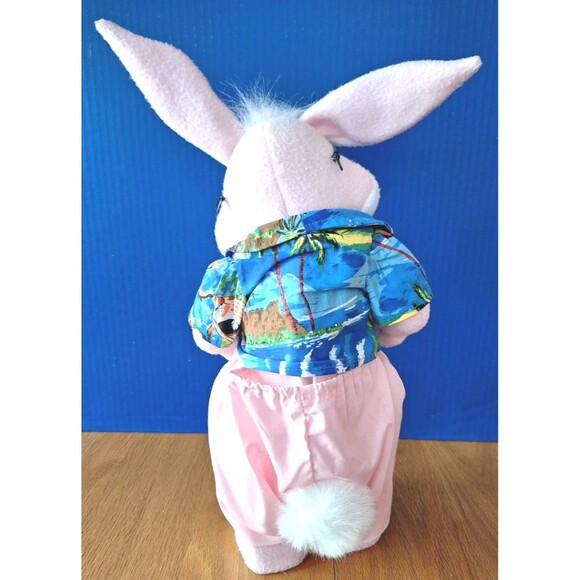 VTG 2000 Kids Of America Crp Plush Animated Singing Hopping Bunny Rabbit 15" Y2K - Picture 3 of 4